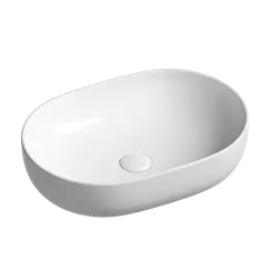 Умывальник чаша Ceramica Nova накладная овальная Element 600*415*135мм