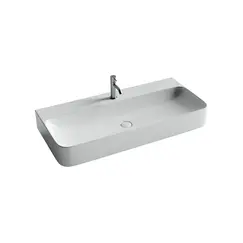 Ceramica Nova Умывальник AURA с 1 отверстием для смесителя, без перелива 1000*470*135мм