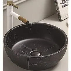 Раковина для ванной накладная круглая CeramaLux C1111