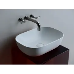 Умывальник чаша Ceramica Nova накладная (Белый Матовый) Element 455*325*135мм