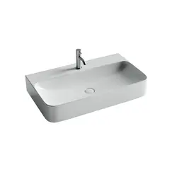 Ceramica Nova Умывальник AURA с 1 отверстием для смесителя, без перелива 800*470*135мм