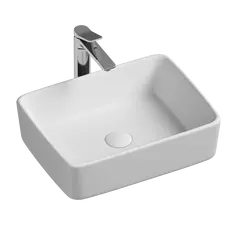 Умывальник чаша Ceramica Nova накладная прямоугольная Element 480*370*130мм