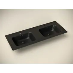 Умывальник Ceramica Nova накладной прямоугольный (цвет Черный Матовый) Element 1210*465*180мм