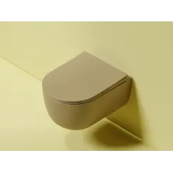 Подвесной унитаз Ceramica Nova Modena Rimless (цвет Капучино Матовый)