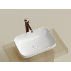 Умывальник чаша Ceramica Nova накладная прямоугольная Element 500*359*145мм