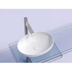 Умывальник чаша Ceramica Nova накладная овальная Element 502*363*145мм