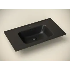 Умывальник Ceramica Nova накладной прямоугольный (цвет Черный Матовый) Element 810*465*180мм