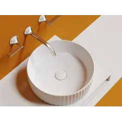Умывальник чаша Ceramica Nova накладная круглая Element 360*360*115мм