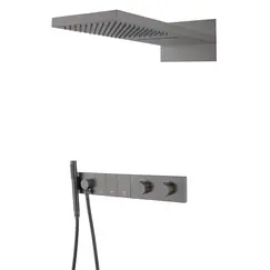 Встраиваемая  душевая система  Boheme ZODIAC 133-GM антрацит