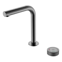 Смеситель автоматический для умывальника BOHEME TECH GUN METAL 158-GM