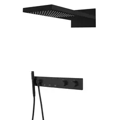 Встраиваемая  душевая система Boheme ZODIAC 133-B черный