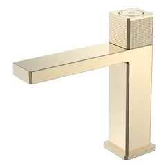 Смеситель автоматический для раковины Boheme QUAD 159-G золото