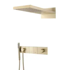 Встраиваемая  душевая система  Boheme ZODIAC 132-MG матовый золото