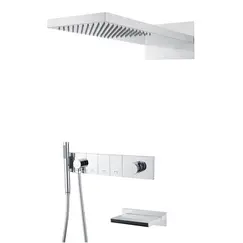 Встраиваемая  душевая система  Boheme ZODIAC 132-2-CR хром