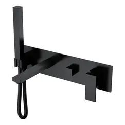 Душевая система встраиваемая   Boheme Qubic 474-2-B Matt Black