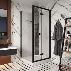 Кабина BELLA901B душевая без крыши Ceruttispa (90x90x215-225)