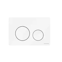 Кнопка смыва CERAMICANOVA Balance, клавиши Circle, цвет белый глянцевый, арт. CN12-001W