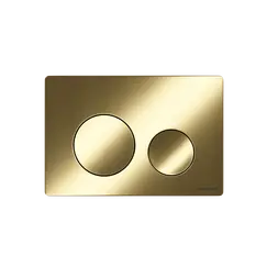 Кнопка смыва CERAMICANOVA Balance, клавиши Circle, цвет брашированное золото, арт. CN12-001BG