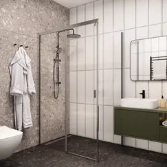 Душевой угол  MARBELLA 120 L/R  Ceruttispa без поддона (80x120x190)