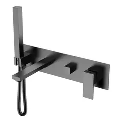 Душевая система встраиваемая   Boheme Qubic 474-2-GM Matt Gun Metal