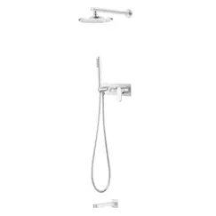 Душевая система встраиваемая  Boheme Spectre 454-2-MW металл матовая