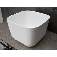 Накладная белая матовая раковина для ванной Gid N9301wg