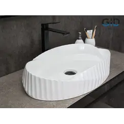 Накладная белая раковина для ванной Gid 888s