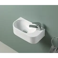 Подвесная белая раковина для ванной  Gid N9274L/R