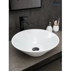 Накладная белая раковина для ванной Gid N9102