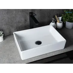 Накладная белая раковина для ванной Gid N1204