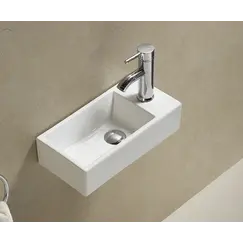 Подвесная белая раковина для ванной  Gid N9270L/R