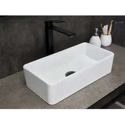 Накладная белая раковина для ванной Gid N1104