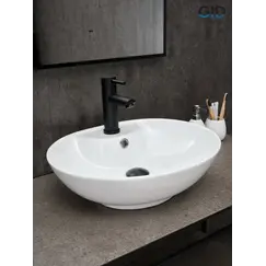 Накладная белая раковина для ванной Gid N9005