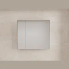 Зеркальный шкаф Style line "ЛИМА 80/100" эмаль, белый матовый