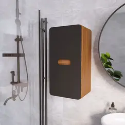 Пенал Vortex 700х350х300П 1д орех ноче тортона/монолит найт