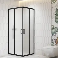 Душевой уголок RGW CL-36B рифленое/черный