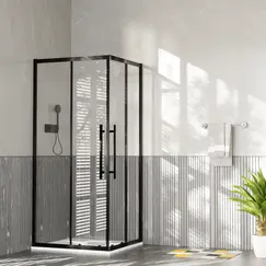 Ограждение душевое  ESBANO  ESF-80/90D1+100/110/120D2-B