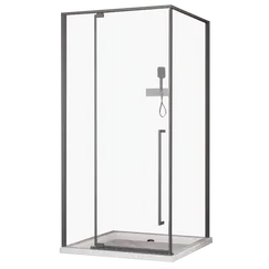 Ограждение душевое ESBANO ESA-108/119/128PS-GM оруж.сталь