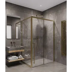 Timo душевое ограждение  TDSS-/17C-8L/R, раздвиж , проф матовое золото