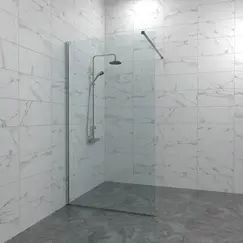 Душевая перегородка Triton Плано 80/100 Хром