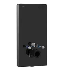 Инсталляционный модуль внешнего монтажа ABBER AC0107MB для подвесного унитаза, черный