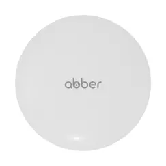 Накладка на слив для раковины ABBER AC0014MW белая матовая, керамика