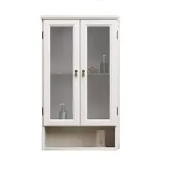 Подвесной шкаф Opadiris Клио 57 стекло белый матовый