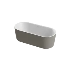 Акриловая ванна CEZARES METAURO-INT-Central-180-80-60-G-W-MATT