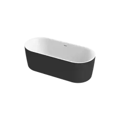 Акриловая ванна CEZARES METAURO-INT-Central-180-80-60-B-W-MATT