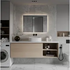 Зеркало ACWEN "Trezhe Led" 100х70 с бесконтактным сенсором, комбинирован. подсветка