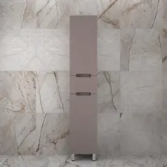 Колонна напольная "Матис" 36 см 1 ящик, тауп темный, PLUS, ЭМАЛЬ