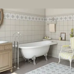 Ванна из литьевого мрамора Эстет Венеция 170x80 правая на ножках "Бронза"