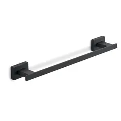Gedy Atena, полотенцедержатель, длина 35 см, цвет черный матовый