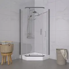 Душевое ограждение  Triton "ДЕКА-ГРАФИТ"